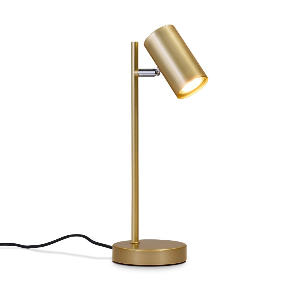 ZMH Lampada da tavolo metallo girevole 350° GU10 per soggiorno scrivania