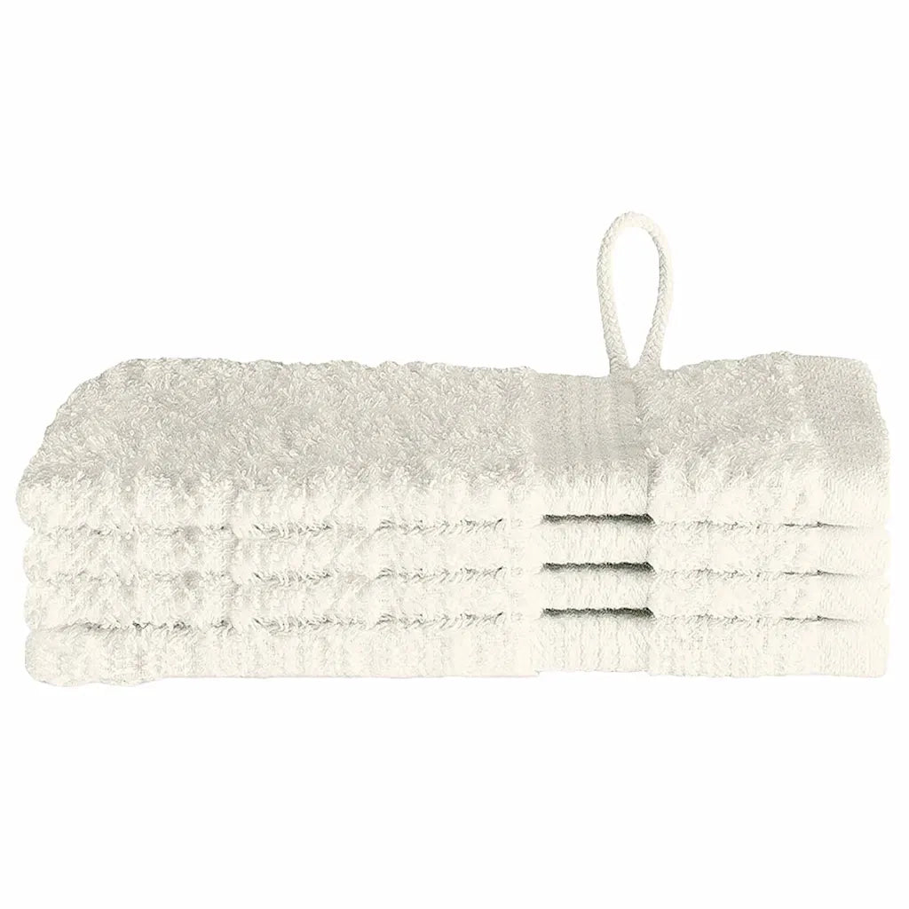 vidaXL Panni per il viso SOLUND 4 pcs Crema Cotone