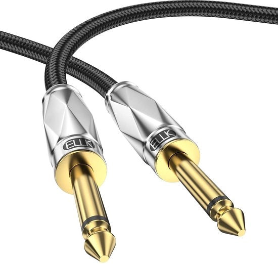 Cavo di collegamento per chitarra - Cavo per chitarra elettrica basso - Audio professionale 8m
