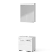 Vicco Set mobili bagno Bianco 2 parti