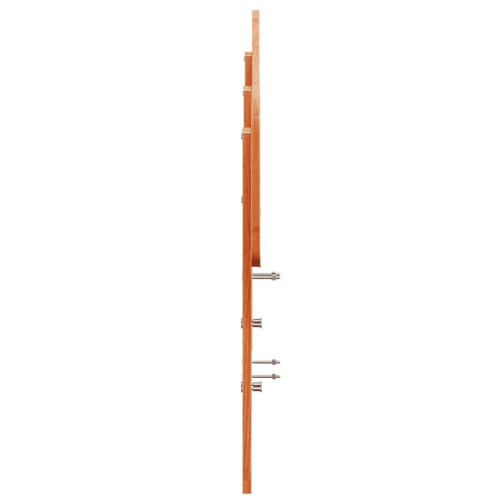 Testiera | Testata Marrone Cera 160 cm in Legno Massello di Pino