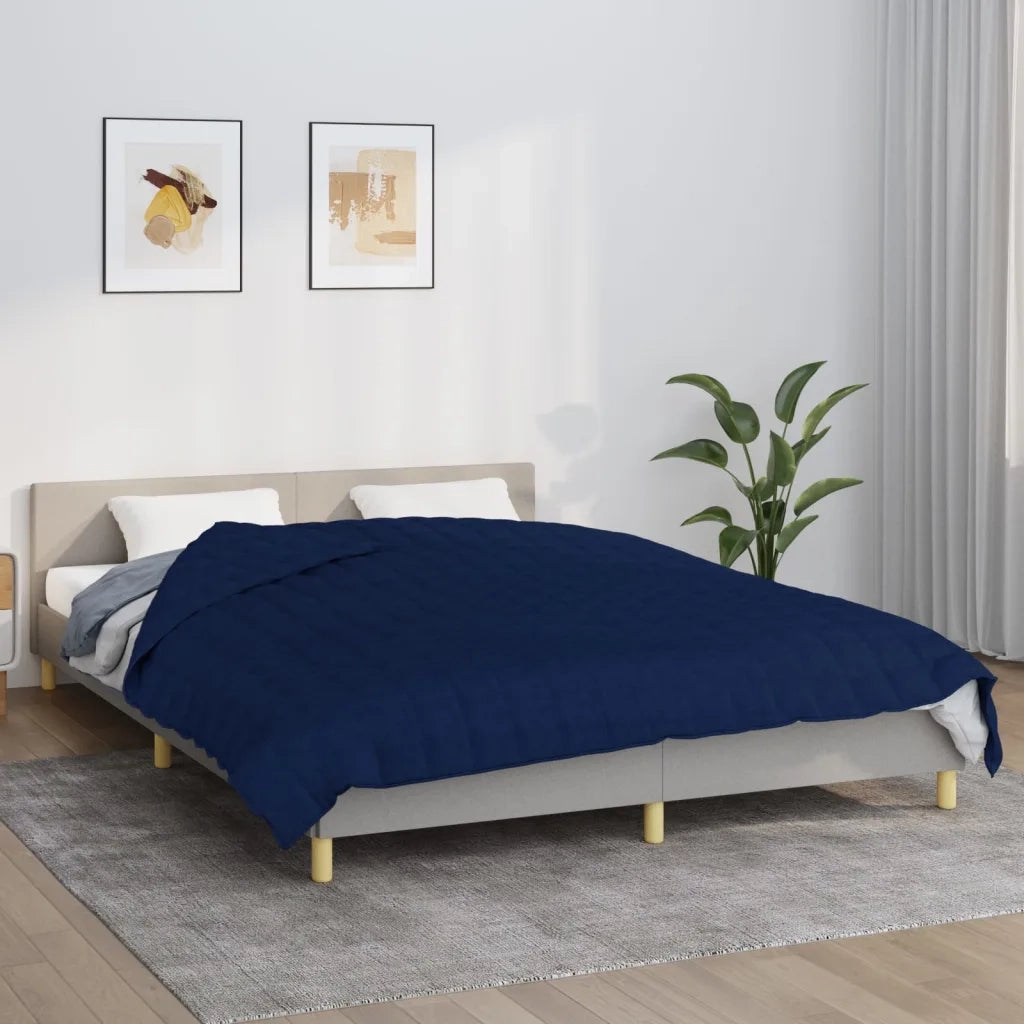 Coperta Ponderata Blu 200x230 cm 9 kg Tessuto cod mxl 77728