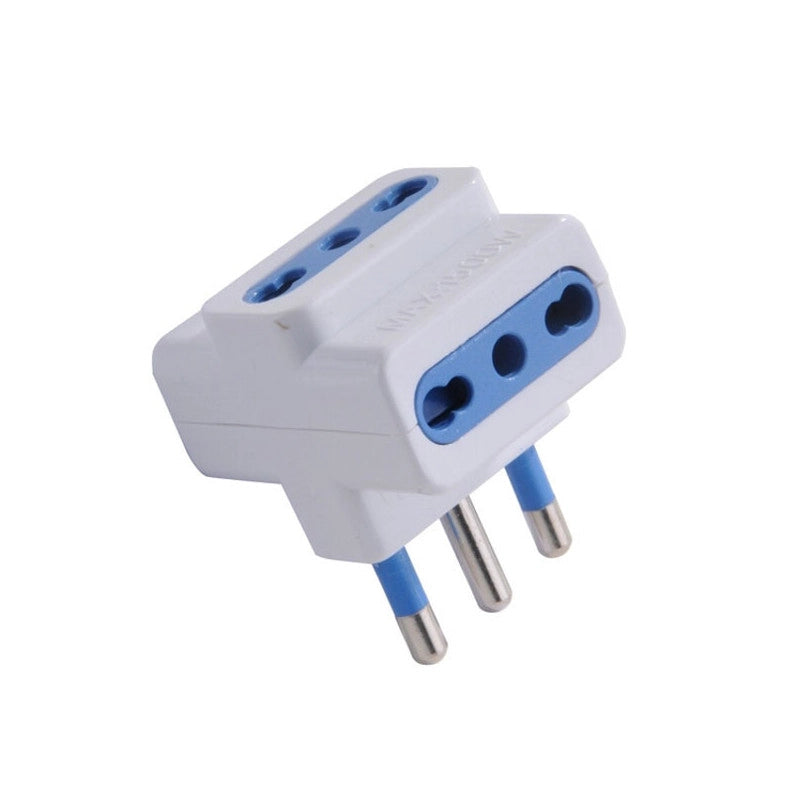 Adattatore Triplo 16A+T Bianco Syntesy 00354
