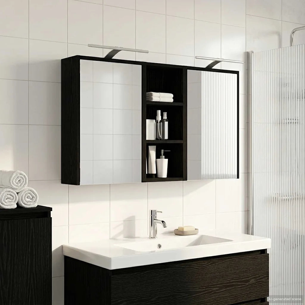 Set di Armadi da Bagno 3 pcs 116 x 16 x 62,5 cm 3403817