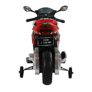 Moto Elettrica per Bambini 12V con Licenza BMW RR Nero e Rosso