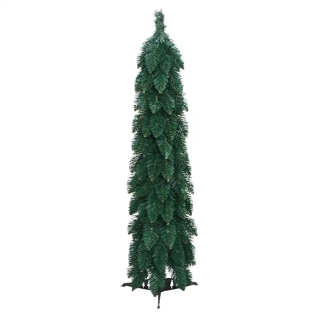 Albero di Natale Artificiale Preilluminato con 45 LED 90 cm 357689