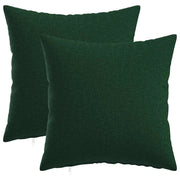 Cuscino con cuscino HEERLEN 2 pz Verde Scuro Tessuto 924127