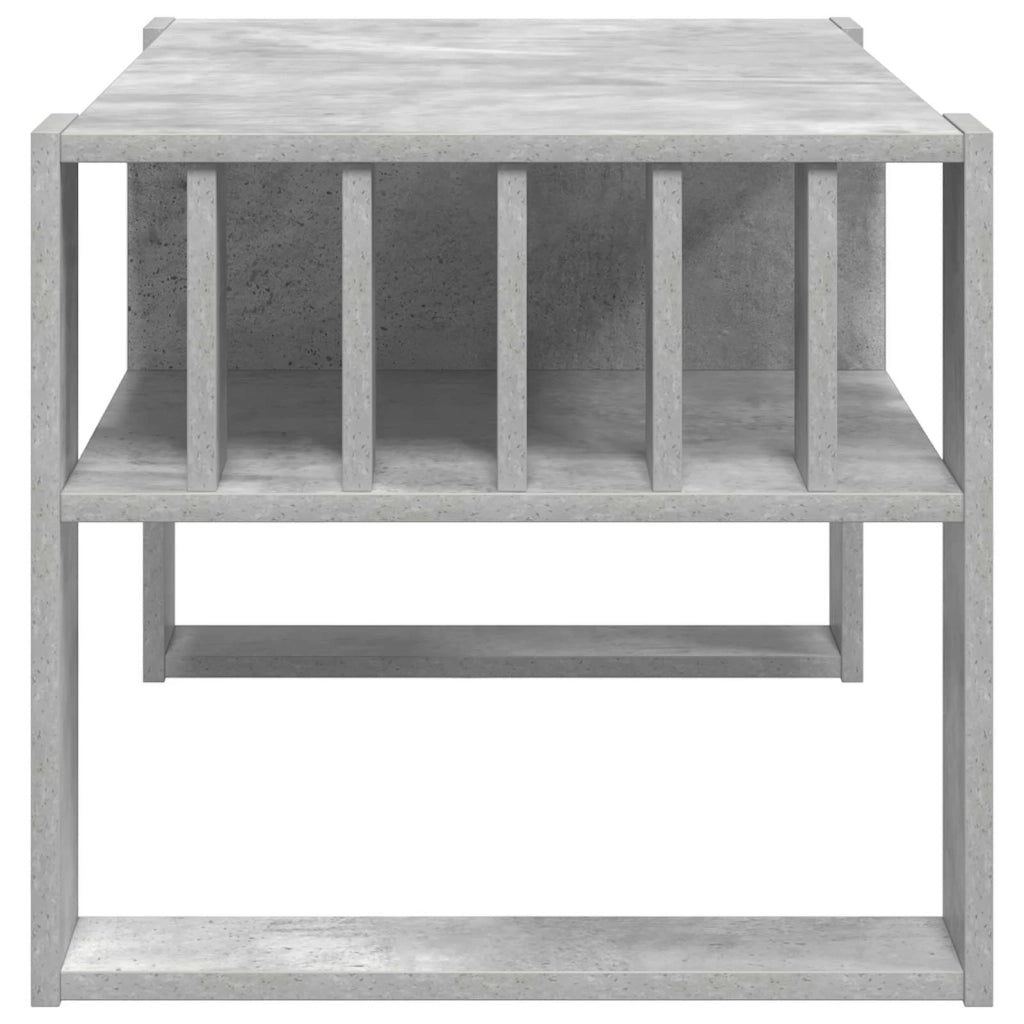 Tavolino da salotto Grigio cemento 92 x 49,5 x 45 cm 8000111