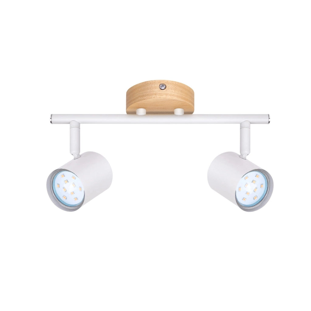 ZMH Faretto da soffitto neri moderni 2 fiamme GU10 per camera letto corridoio