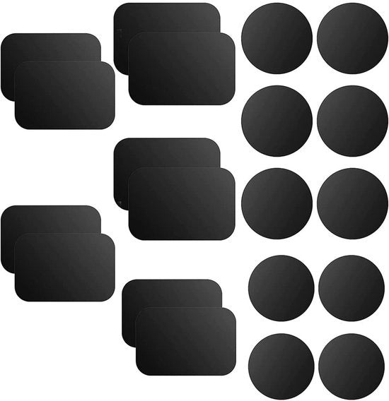 Piatto autoadesivo - 20 pezzi - Piatto magnetico - Resistente al calore - Impermeabile all'acqua - Ultraleggente - Adesivo forte 3M - Piatto magnetico