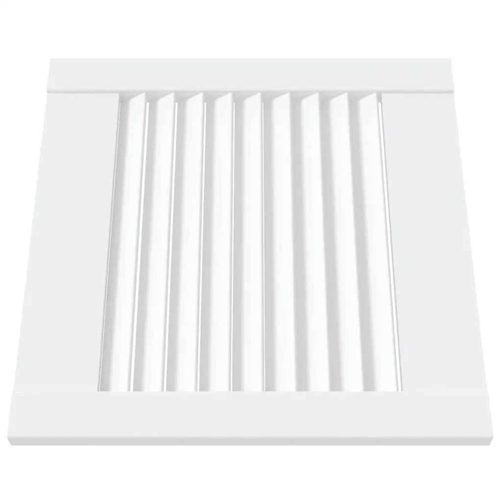 Ante a Lamelle 4 pz Bianche 39,5x39,4 cm in Legno di Pino 151144