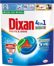 DIXAN DISCS 4 IN 1 PULITO E IGIENE IN CONFEZIONE DA 30 LAVAGGI OKY