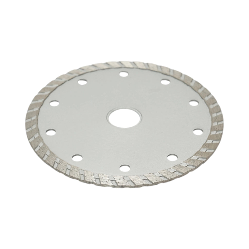 Lama diamantata turbo sinterizzata 125x2x22,23 mm, taglio a secco/umido per pietra, piastrelle, ceramica, marmo Breckner Germany