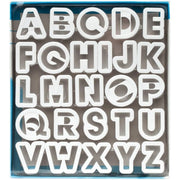 Trade Shop - Set Formine Stampi Per Dolci Biscotti A Forma Di Lettere Alfabeto Kit Pasticcere -