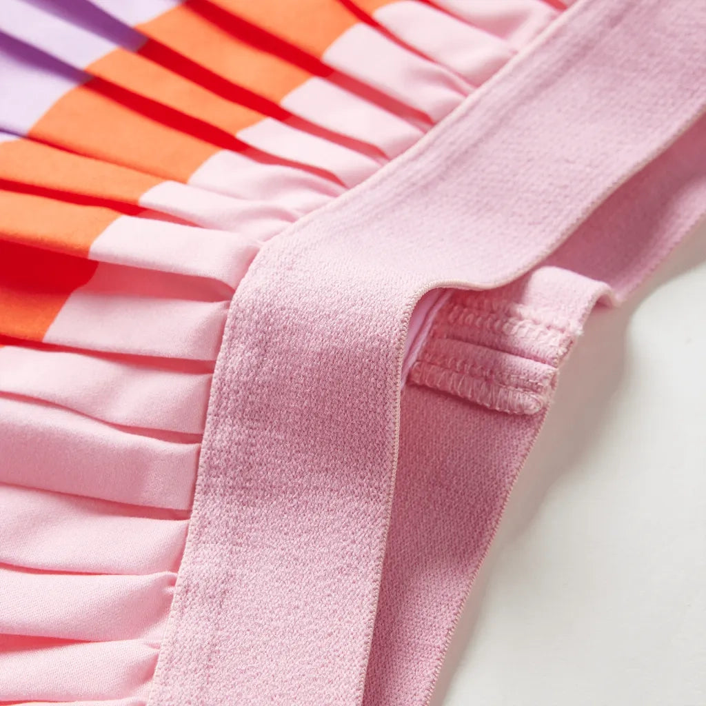 Gonna Plissettata da Bambina Rosa Chiaro 116 CFW3870782