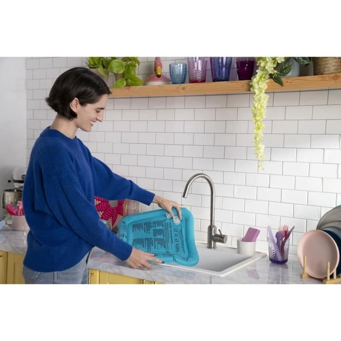 DISNEY BABY - STITCH - Tappetino ad acqua per neonati, gioco sensoriale ed educativo, gonfiabile, facile da pulire, pieghevole, dalla nascita