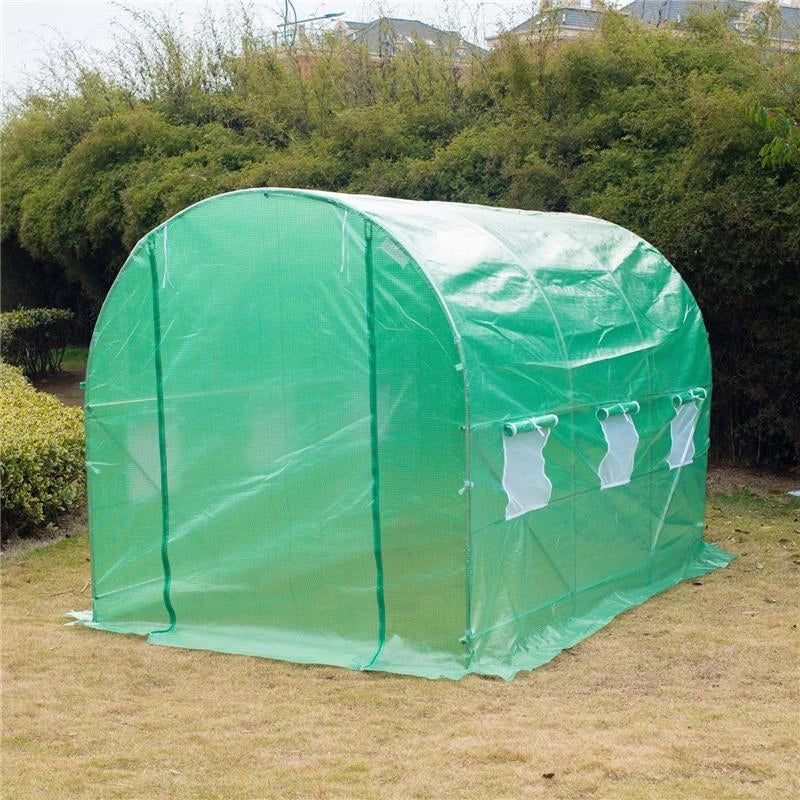 SERRA CON TETTO ARROTONDATO IN PE 3.5 X 2 X 2 M