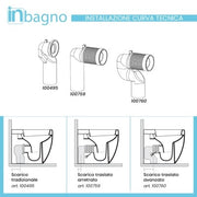 Vaso filo muro traslato Rimless Simas Vignoni in ceramica bianca lucida
