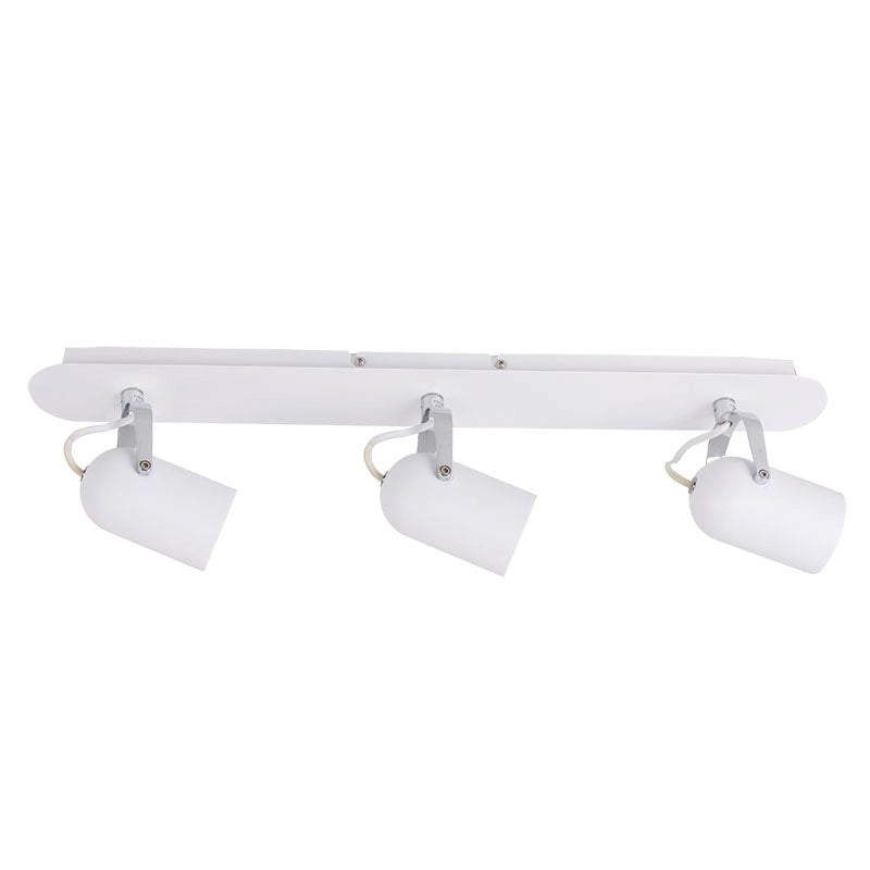 Faretto soffitto moderno 3 luci bianco orientabile GU10 Italux