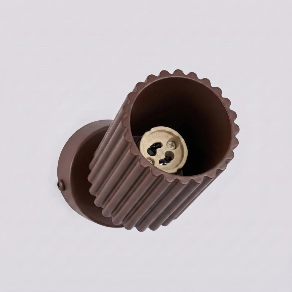 Plafoniera KARBON 1 marrone