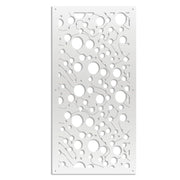 BAKTERIA- Pannello in PVC traforato - Parasole Misura: 47x94 cm, Colore: bianco