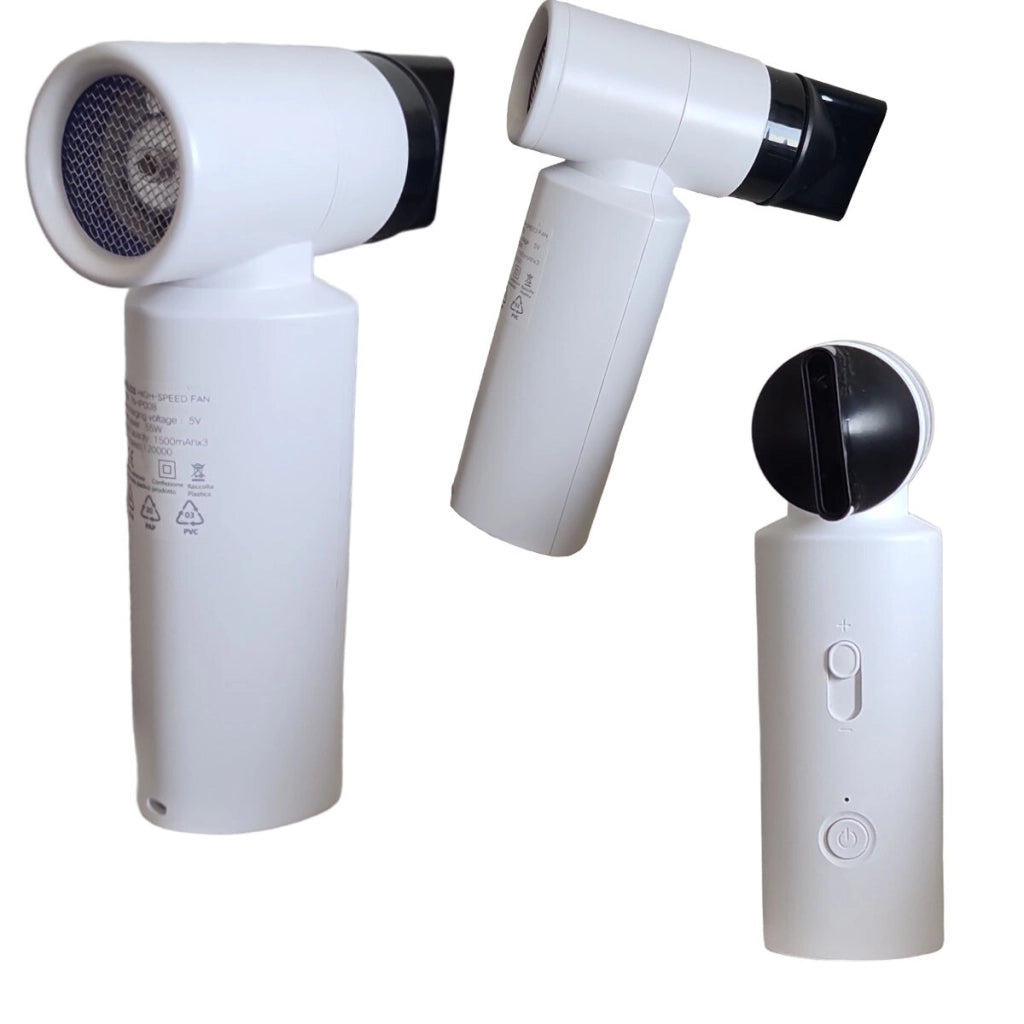 MINI SOFFIATORE SENZA FILI RICARICABILE AUTO CASA UFFICIO SOFFIA USB TN-IP008