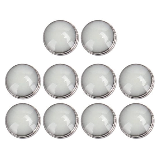 Orologio Bezel a Punti con Luce - Componenti - 10 Pezzi - Acciaio - 2 mm - Duraturo e Resistente ai Colpi - Componenti Orologio