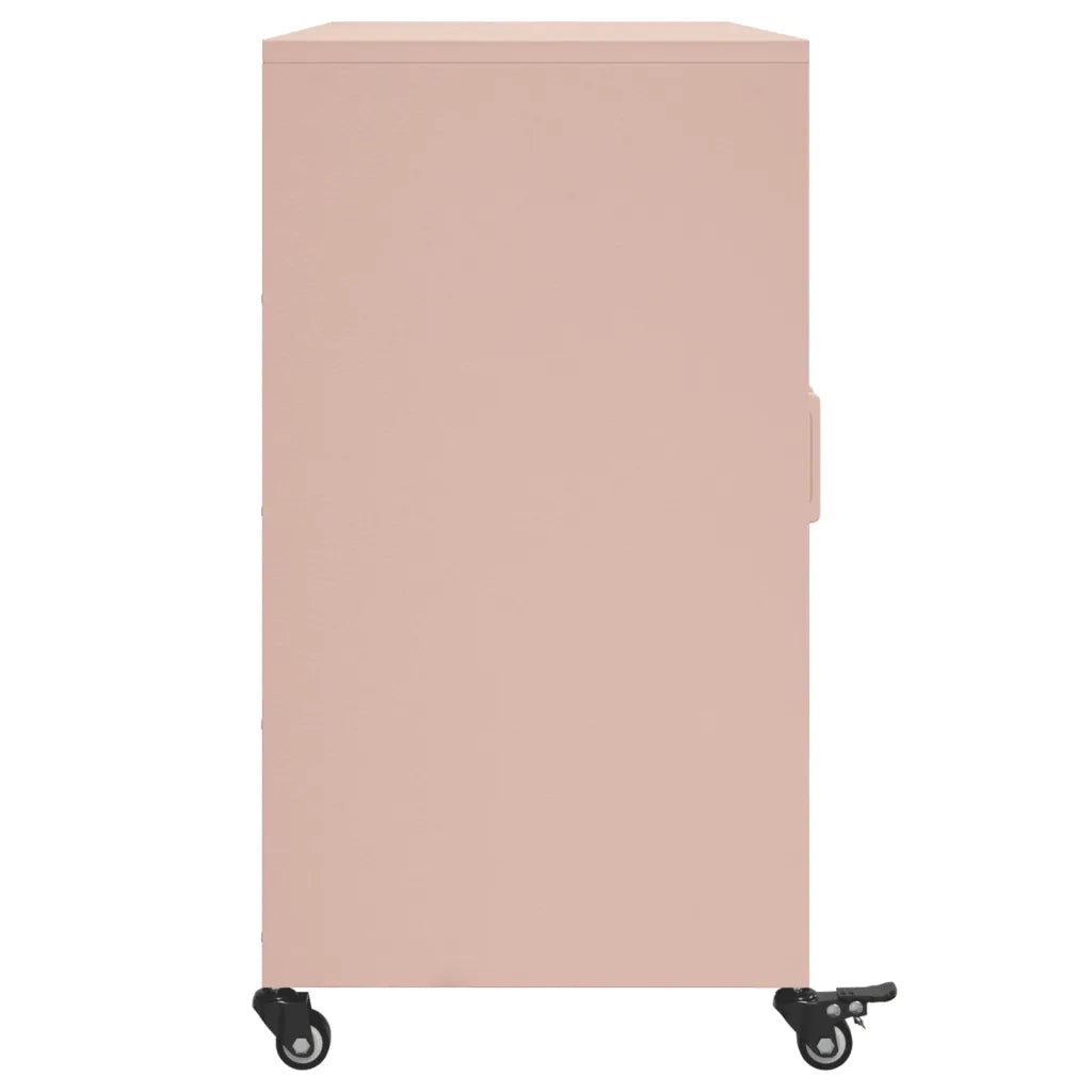 Credenza-Buffet-Armadio da cucina Rosa 100,5x39x72 cm in Acciaio 494780