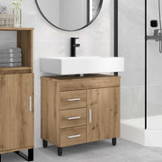 Mobiletto da bagno Rovere Artigianale 60 x 35 x 60 cm 889384