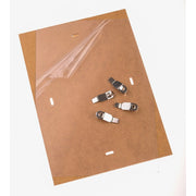 Trade Shop - Porta Foto 15x20 Con Clip Fix Intercambiabile A Giorno Plexiglass Senza Cornice -