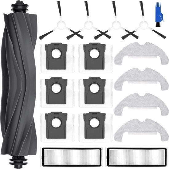 Accessori per Veegrobot - Set di Sostituzione - 18 pezzi - Borsetta Principale - Filtro - Borsetta Laterale