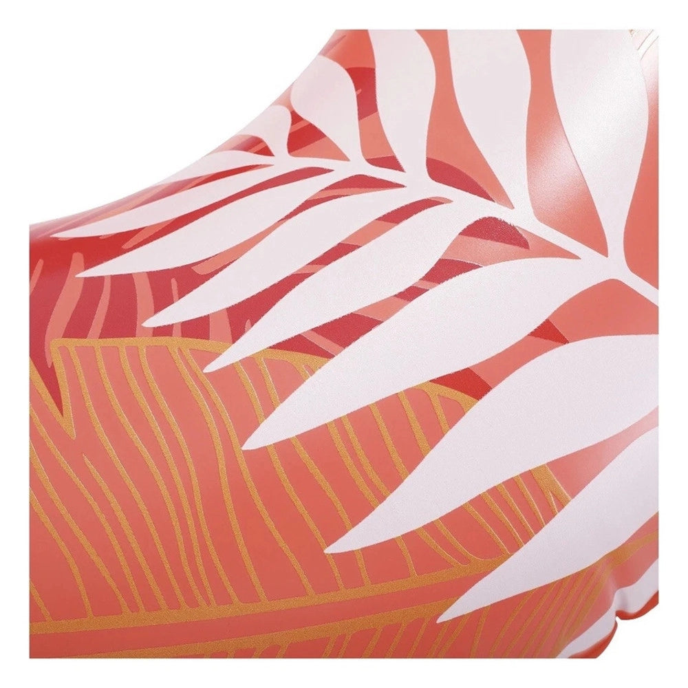 Trade Shop - Salvagente Gonfiabile Anello Galleggiante Piscina Tropicale Rosso Corallo 91cm 017549 -