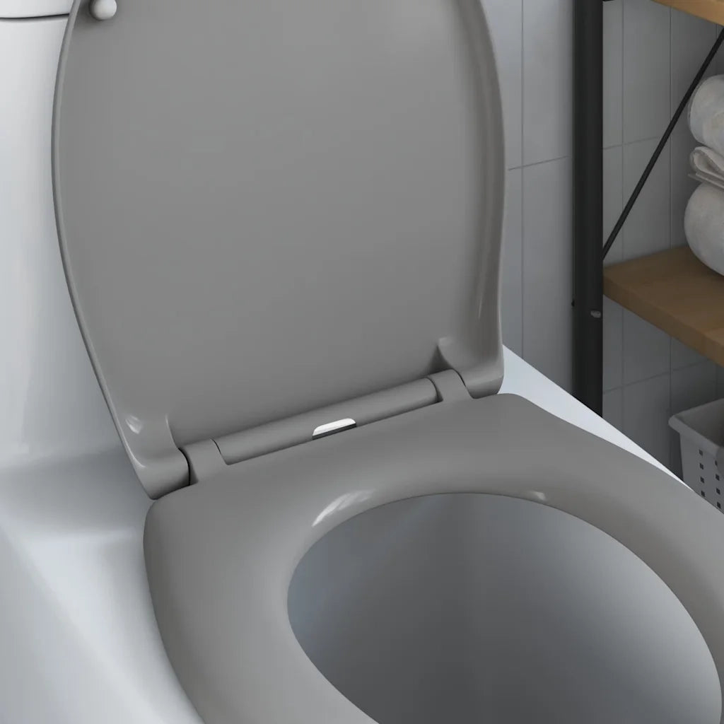 Sedile del WC Grigio 47 x 37 x 4 cm Duroplast CFW5685171