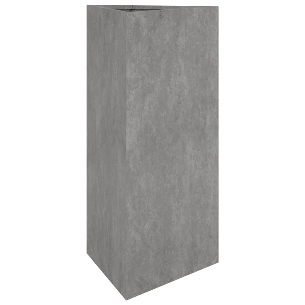 Fioriera rialzata per piante e fiori terrazza giardino 40 x 34,5 x 75 cm acciaio corten marrone 02_0037522