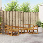 Set di divani da esterno 6 pcs Naturale