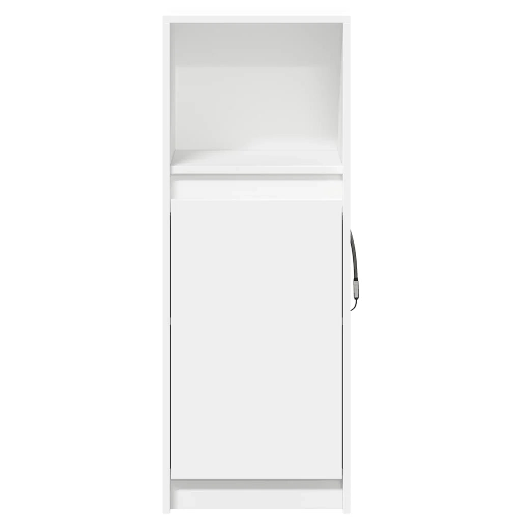 Buffet credenza cassettiera mobiletto mobile contenitore organizer per cucina soggiorno salotto con illuminazione a LED 38 x 34 x 100 cm legno ingegnerizzato bianco 02_0029770