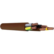 CAVO PENTAGONALE 'MARRONE' Sezione 5x1,5 mm - 100 metrilineari