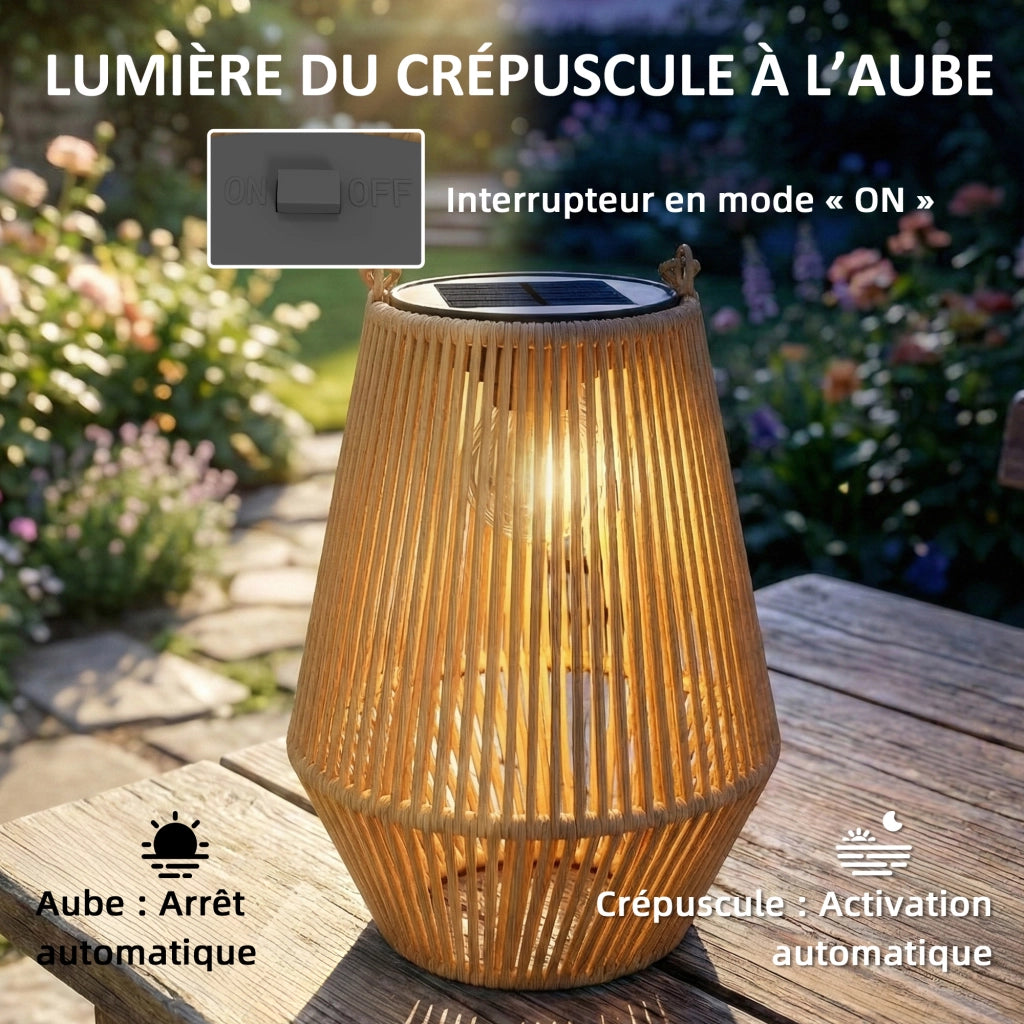 Lanterne solari sospese per esterno ¨C Zephmum ¨C Set di 2 in resina, marrone