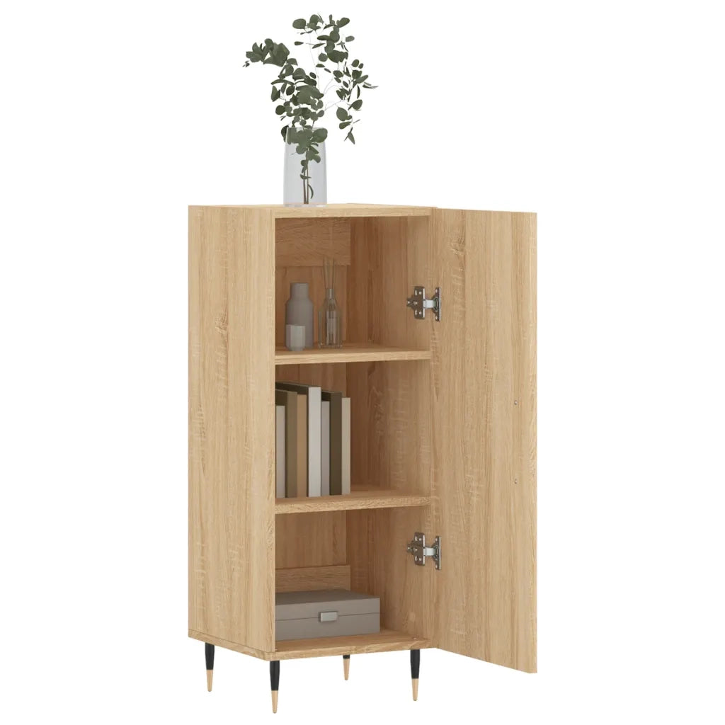 Credenza Rovere Sonoma 34,5x34x90 cm in Legno Multistrato 828519