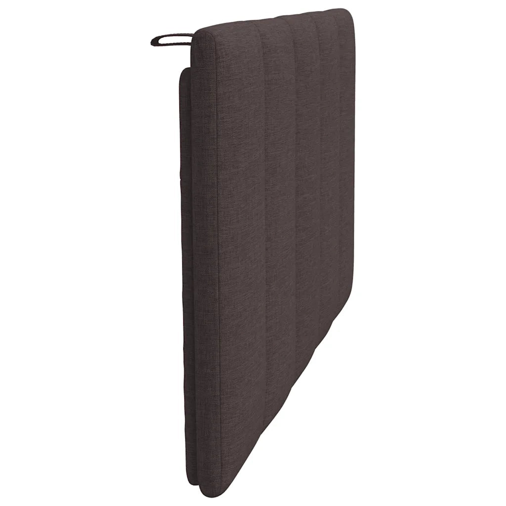 Cuscino Testiera Hanko Marrone Scuro 90 cm in Tessuto CFW5089449