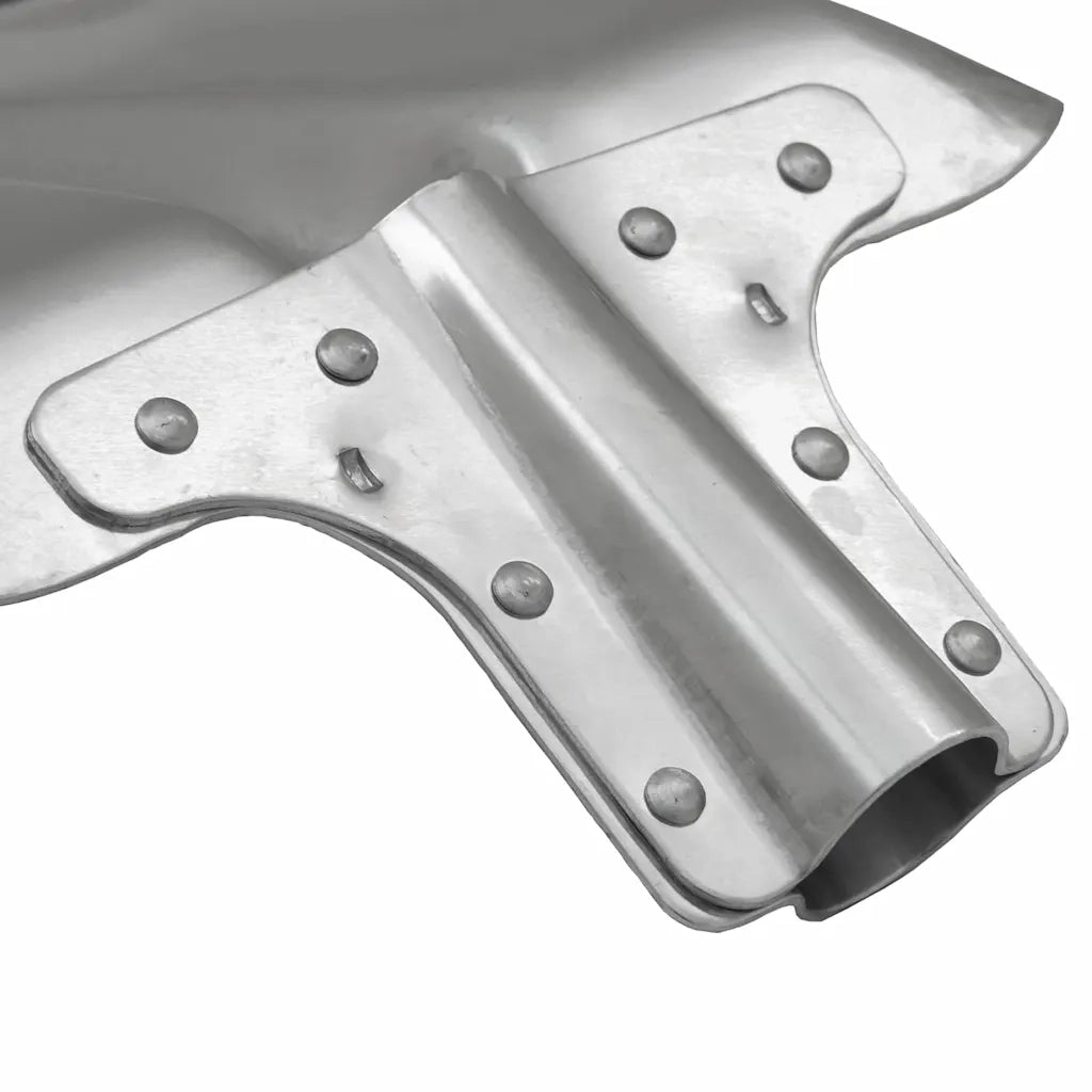 Testa di Pala Argento 43 x 32,5 cm Alluminio CFW6306122