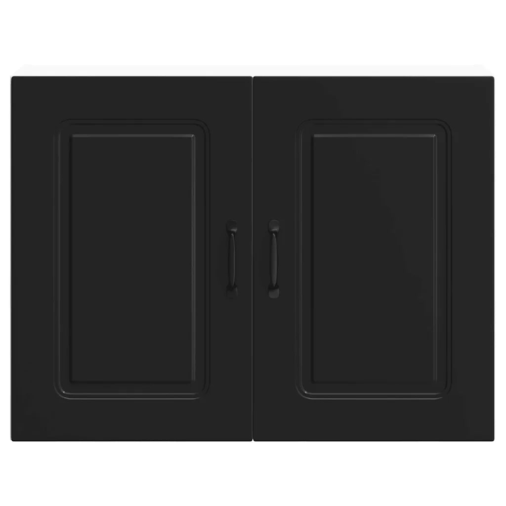 Pensile da Cucina Kalmar Nero in Legno Multistrato 853588