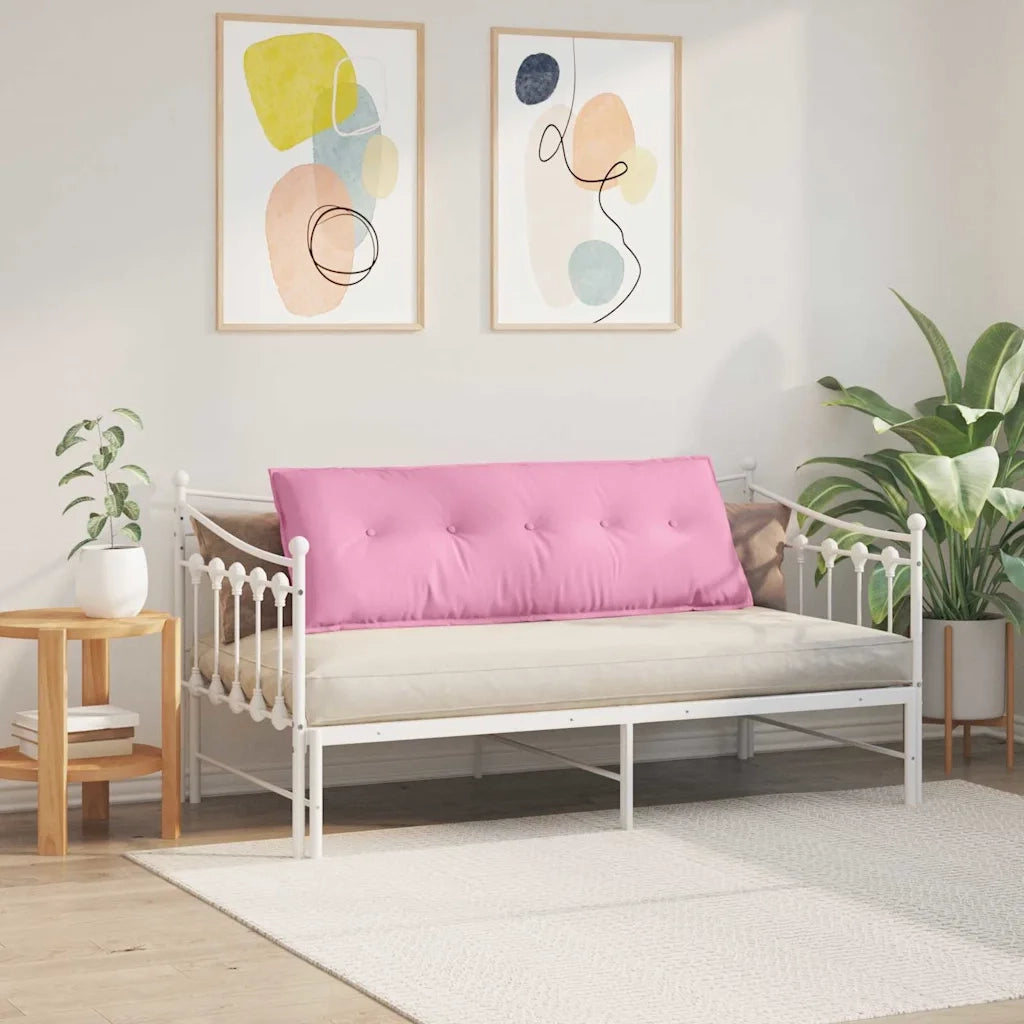 Cuscino per Schiena Rosa 140 x 19 x 50 cm Tessuto
