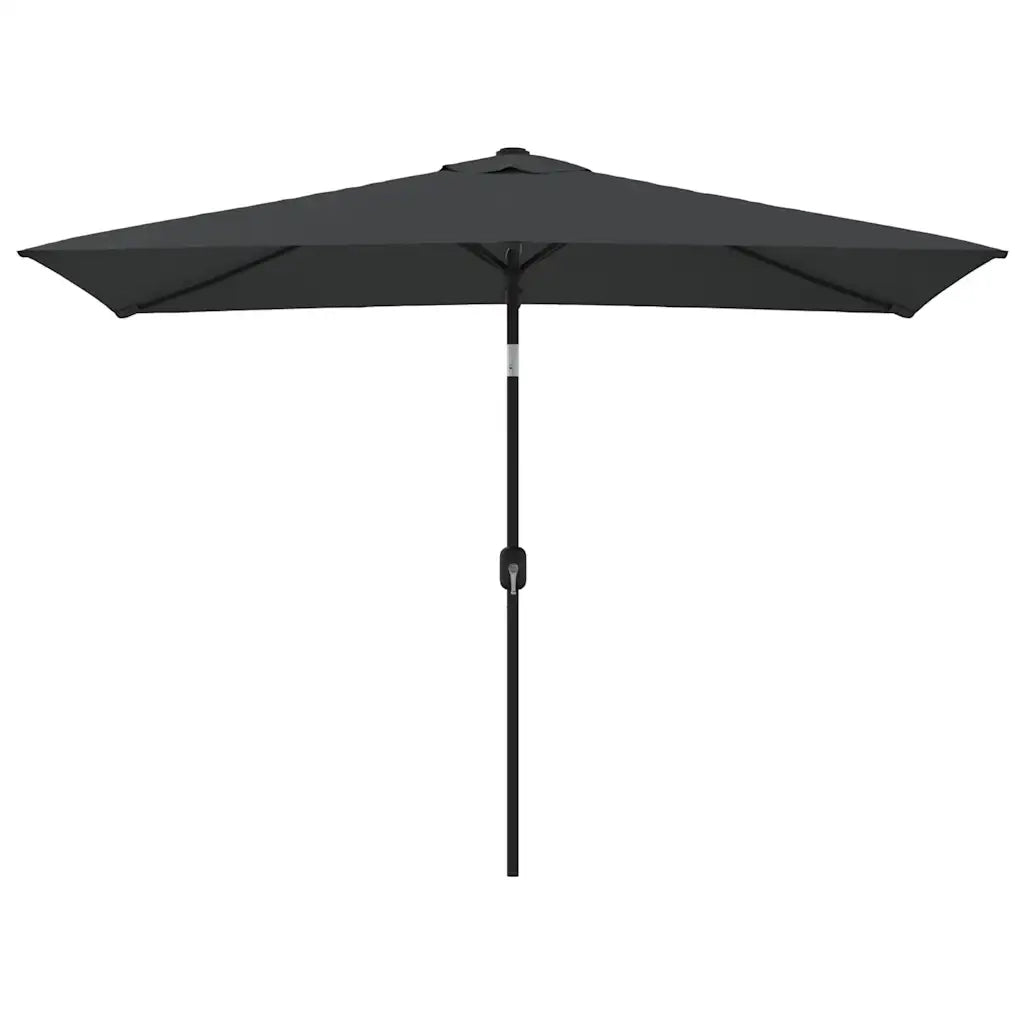 Ombrellone con Palo in Metallo-Ombrello da giardino 300x200 cm Antracite