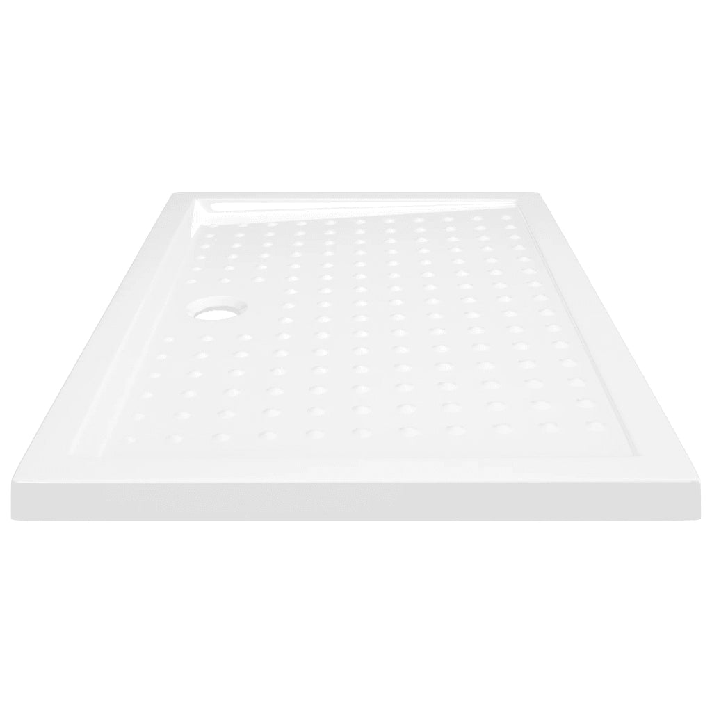 Piatto Doccia con Superficie Puntinata Bianco 70x100x4cm in ABS