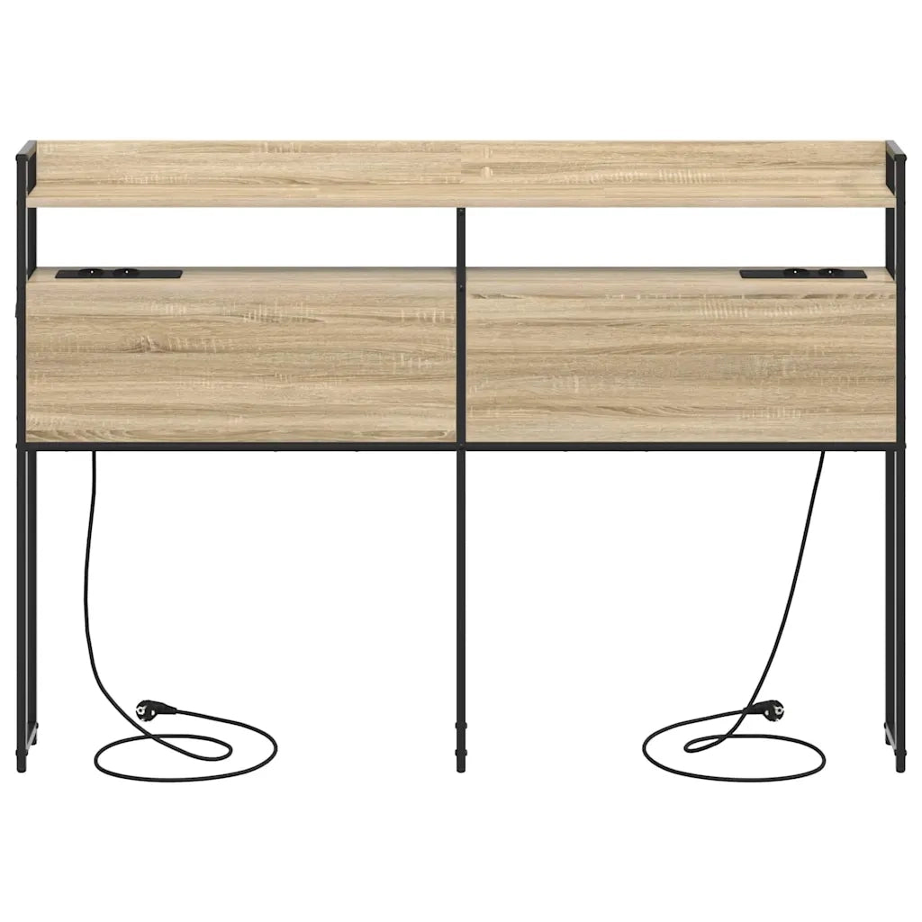 Testiera | Testata contenitore rovere sonoma Legno multistrato