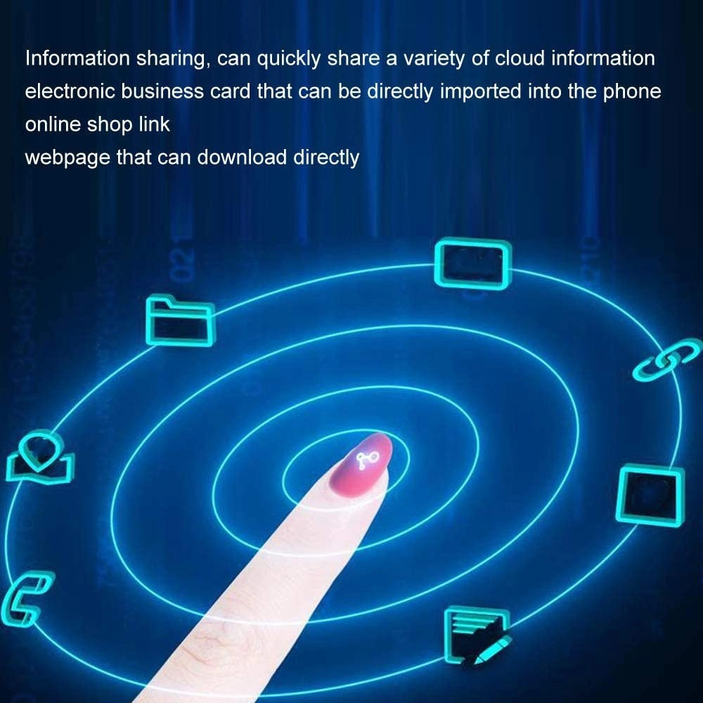 Trade Shop - Smart Nail Nfc Chip Intelligente Sotto Lo Smalto Collegamento Rapido Smartphone -