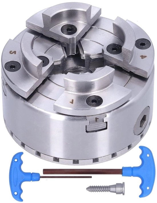 Piastra di centratura automatica M33 4 pollici 4 gomiti per lavorazione del legno KP96-B