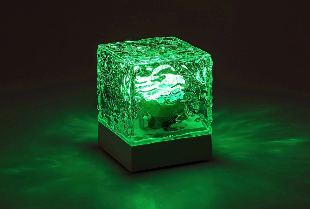 Lampada da tavolo Cubiko bianca RGB ricaricabile Rabalux