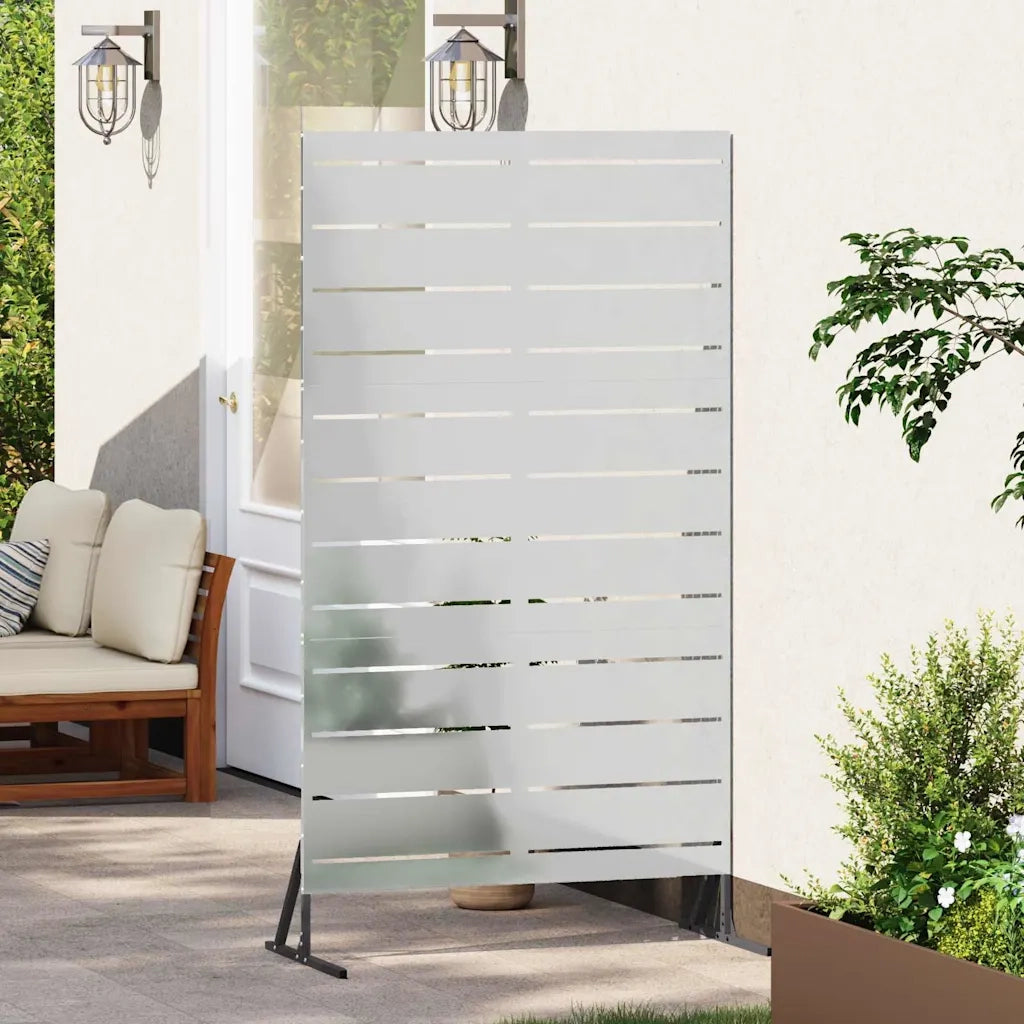 Schermo per Privacy Grigio 100 x 50 x 180 cm Acciaio CFW7309471